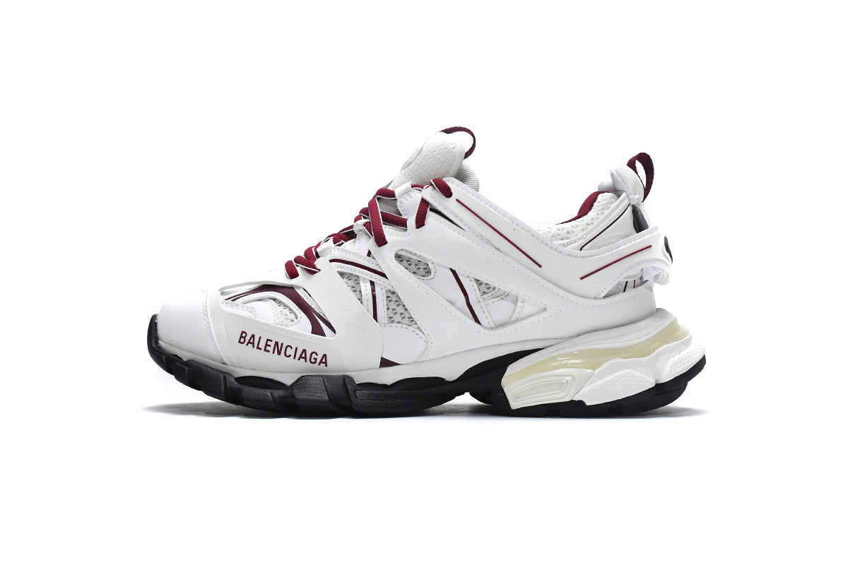 Balenciaga Track Alb Claret Roșu - prezentare produs