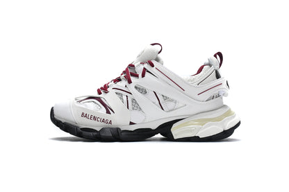 Balenciaga Track Alb Claret Roșu - prezentare produs
