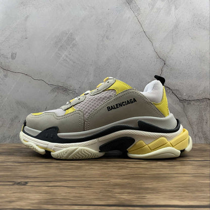 Balenciaga Triple S Galben Negru - prezentare produs