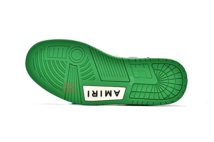 Amiri Skeleton Low Alb Verde - prezentare produs