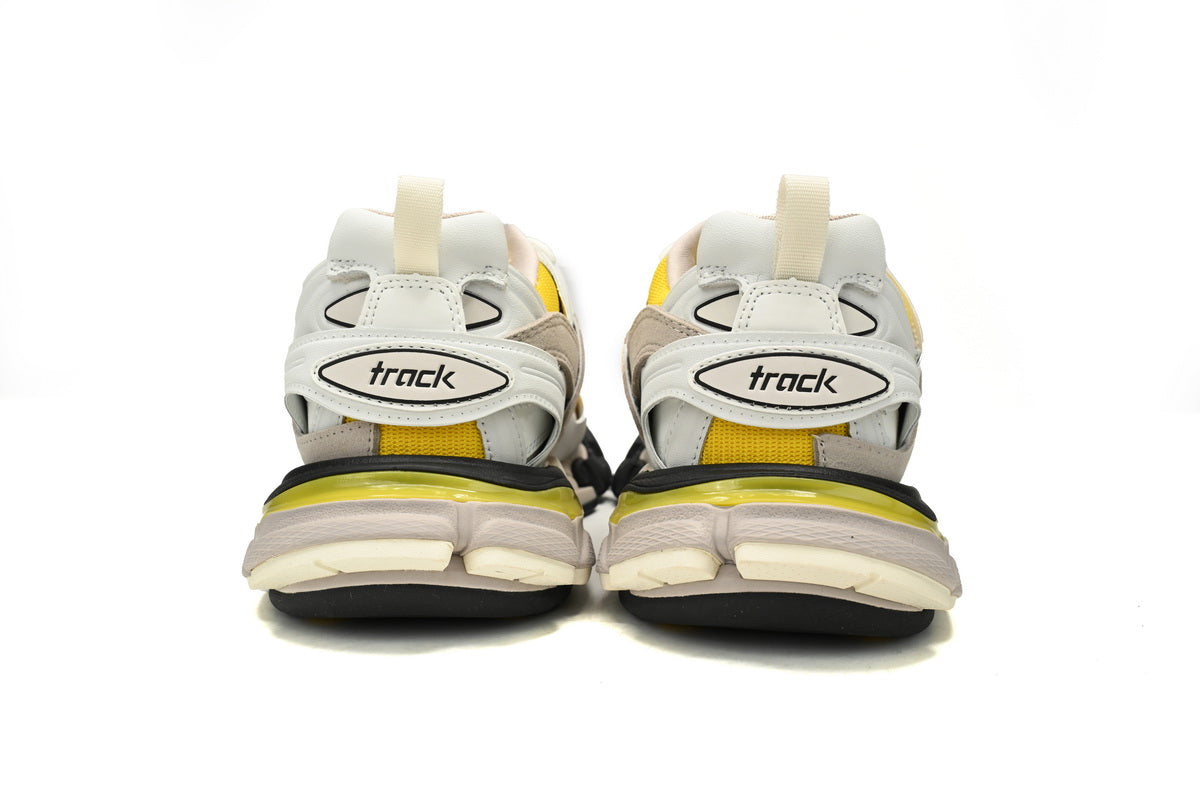 Balenciaga Track Alb Gri Galben - prezentare produs