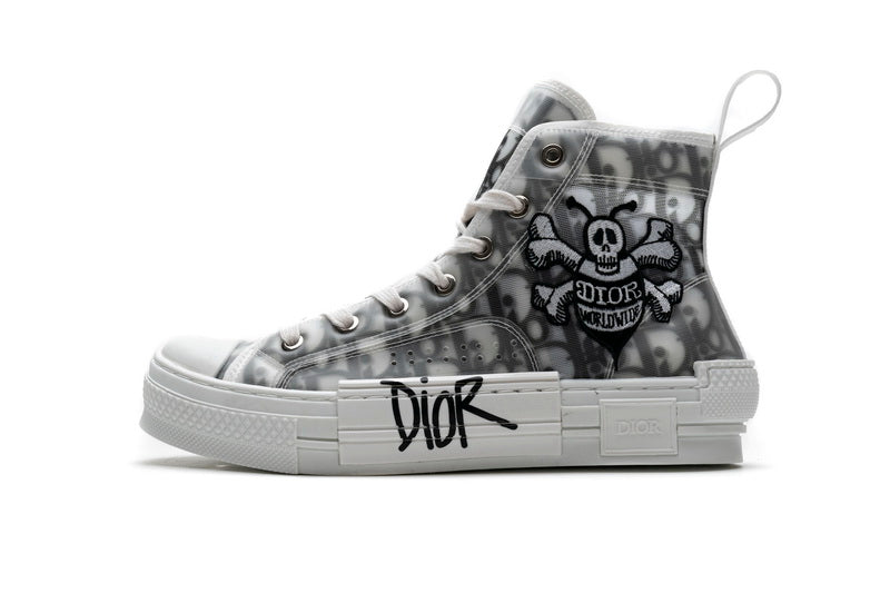 Dior B23 High Top Bee Embroidery Pantofi sport - prezentare produs