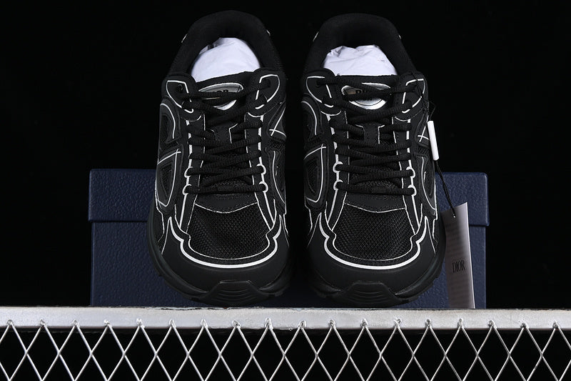 Dior B30 Negru Alb Argintiu Pantofi sport - prezentare produs