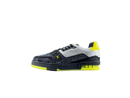 Louis Vuitton LV Trainers Gri Negru Galben Luxury Ediție - prezentare produs