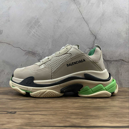 Balenciaga Triple S Verde Gri - prezentare produs