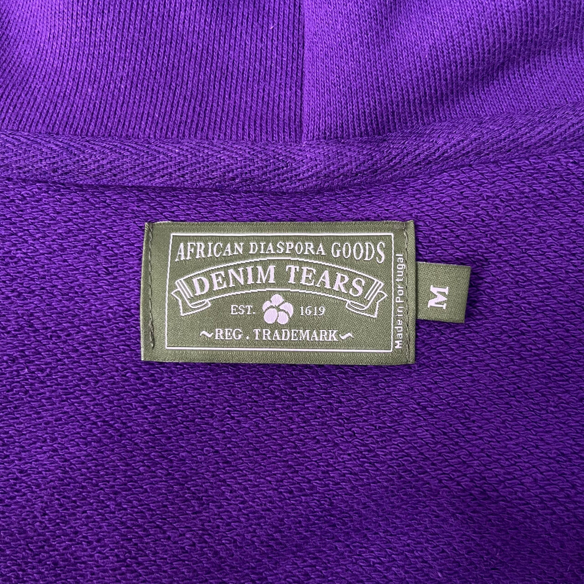 Denim Tears Hanorac Violet - prezentare produs
