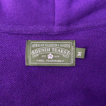 Denim Tears Hanorac Violet - prezentare produs