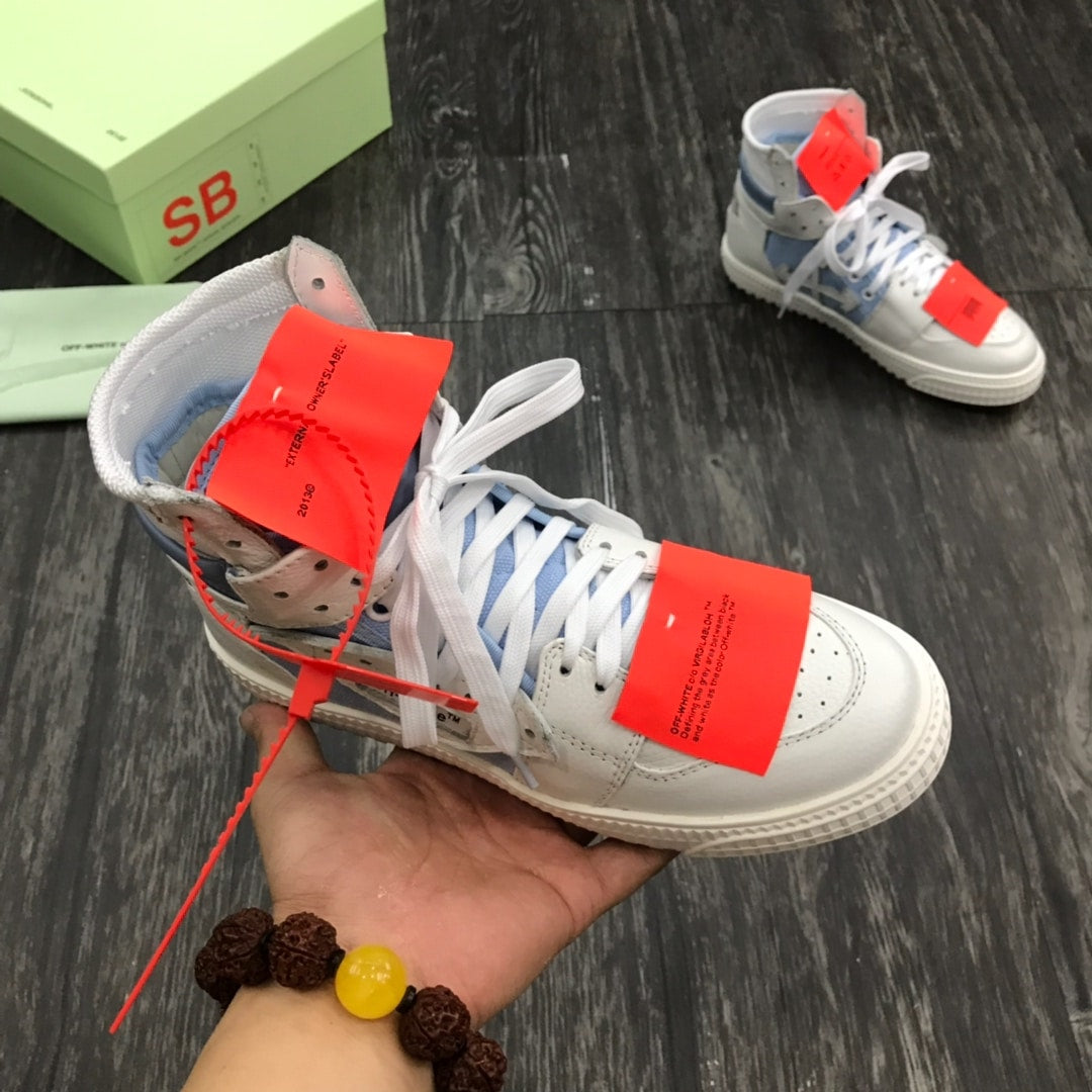Off-White Off-White Court 3 0 Alb Baby Albastru Pantofi sport - prezentare produs