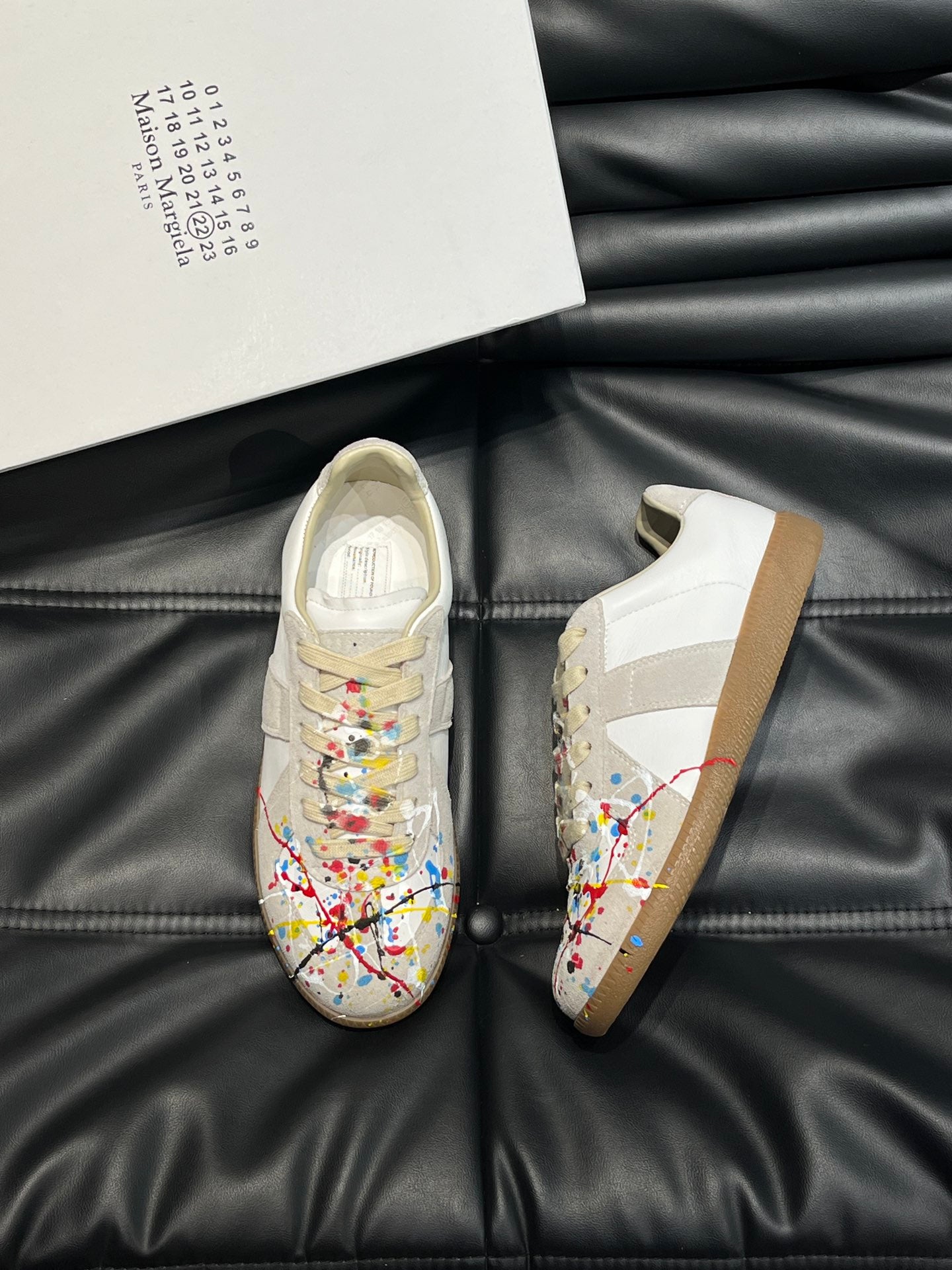 Maison Margiela Pantofi sport Painted - prezentare produs