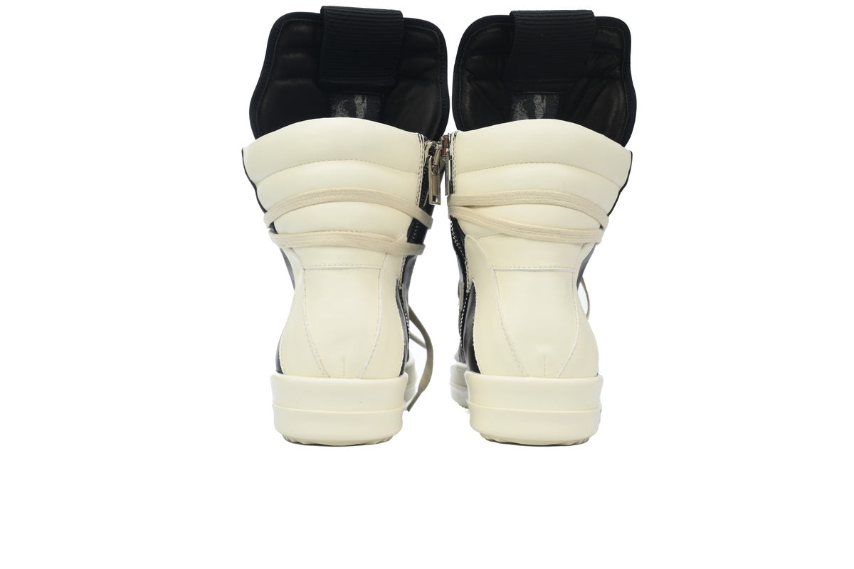 Rick Owens Geobasket Negru Alb - prezentare produs