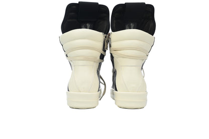 Rick Owens Geobasket Negru Alb - prezentare produs