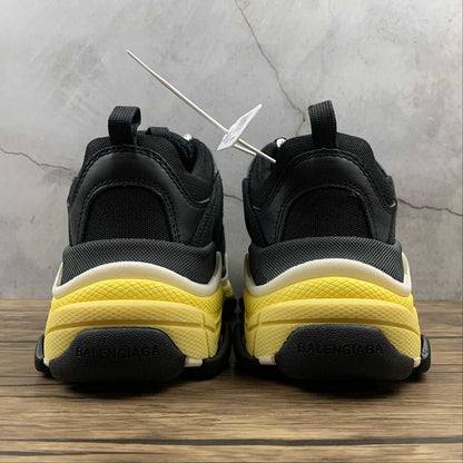 Balenciaga Triple S Galben Negru - prezentare produs