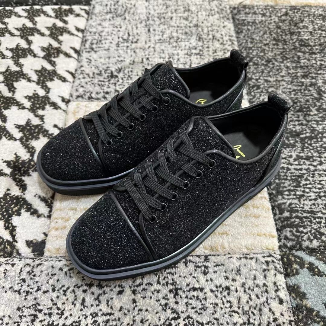 Christian Louboutin Negru Shiny Low - prezentare produs