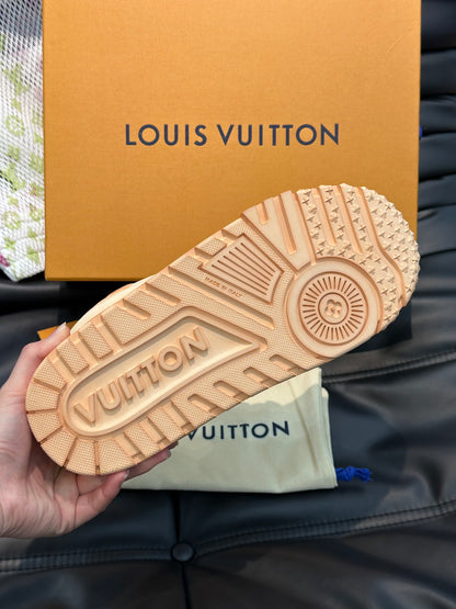 Louis Vuitton LV Trainers Maxi Washed Portocaliu - prezentare produs