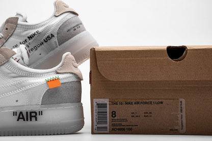 Nike Air Force X Off Alb Alb Pantofi sport - prezentare produs