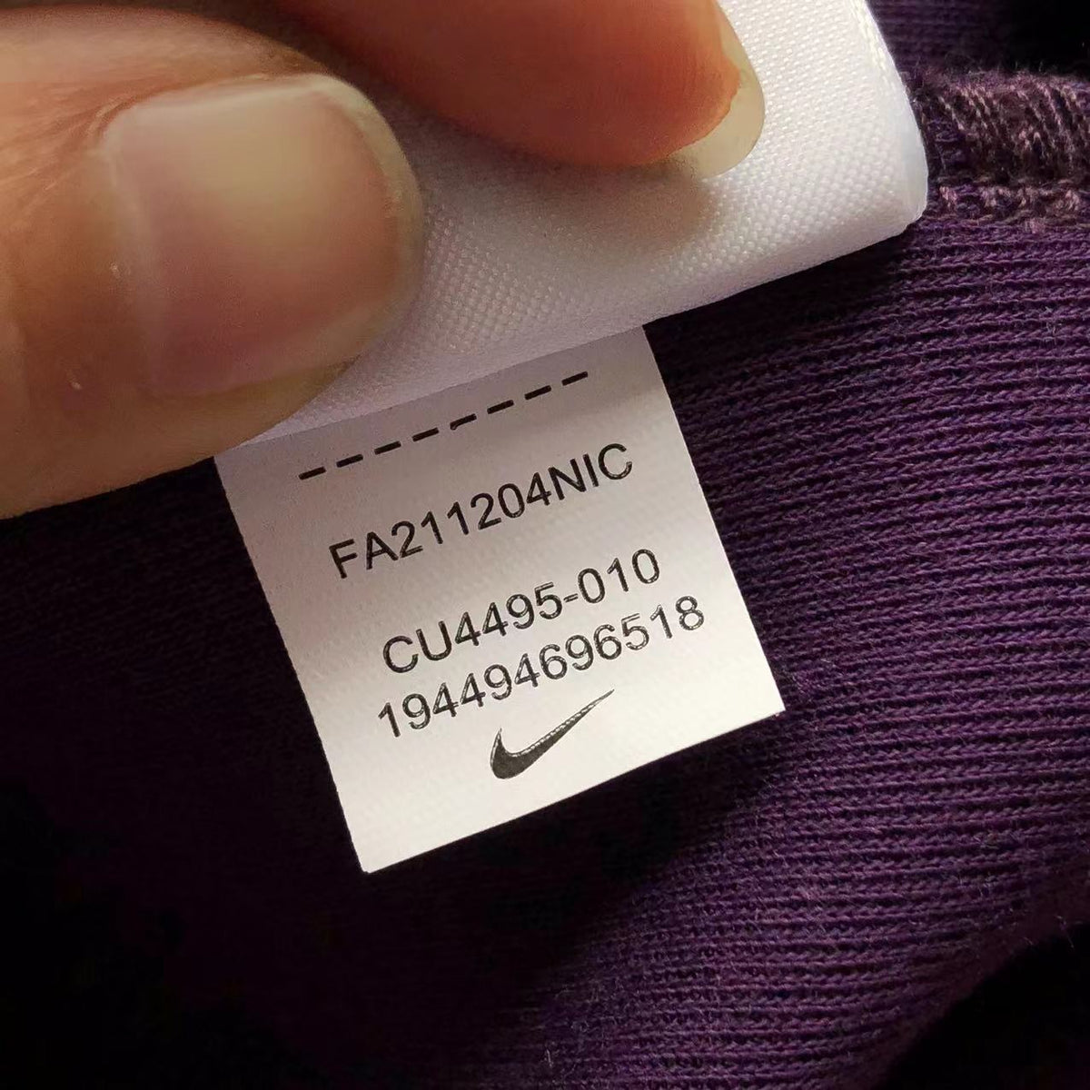 Nike Tech Fleece Violet Negru Fleece - prezentare produs