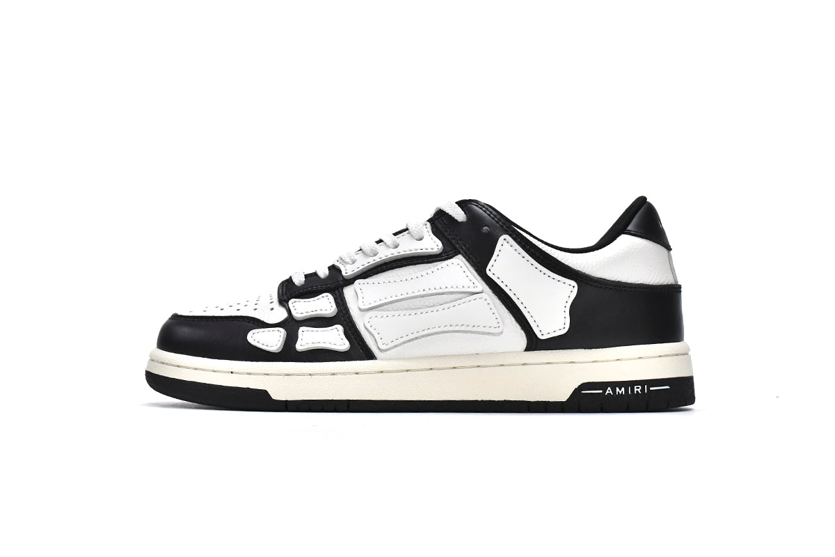 Amiri Skeleton Low Negru Alb - prezentare produs