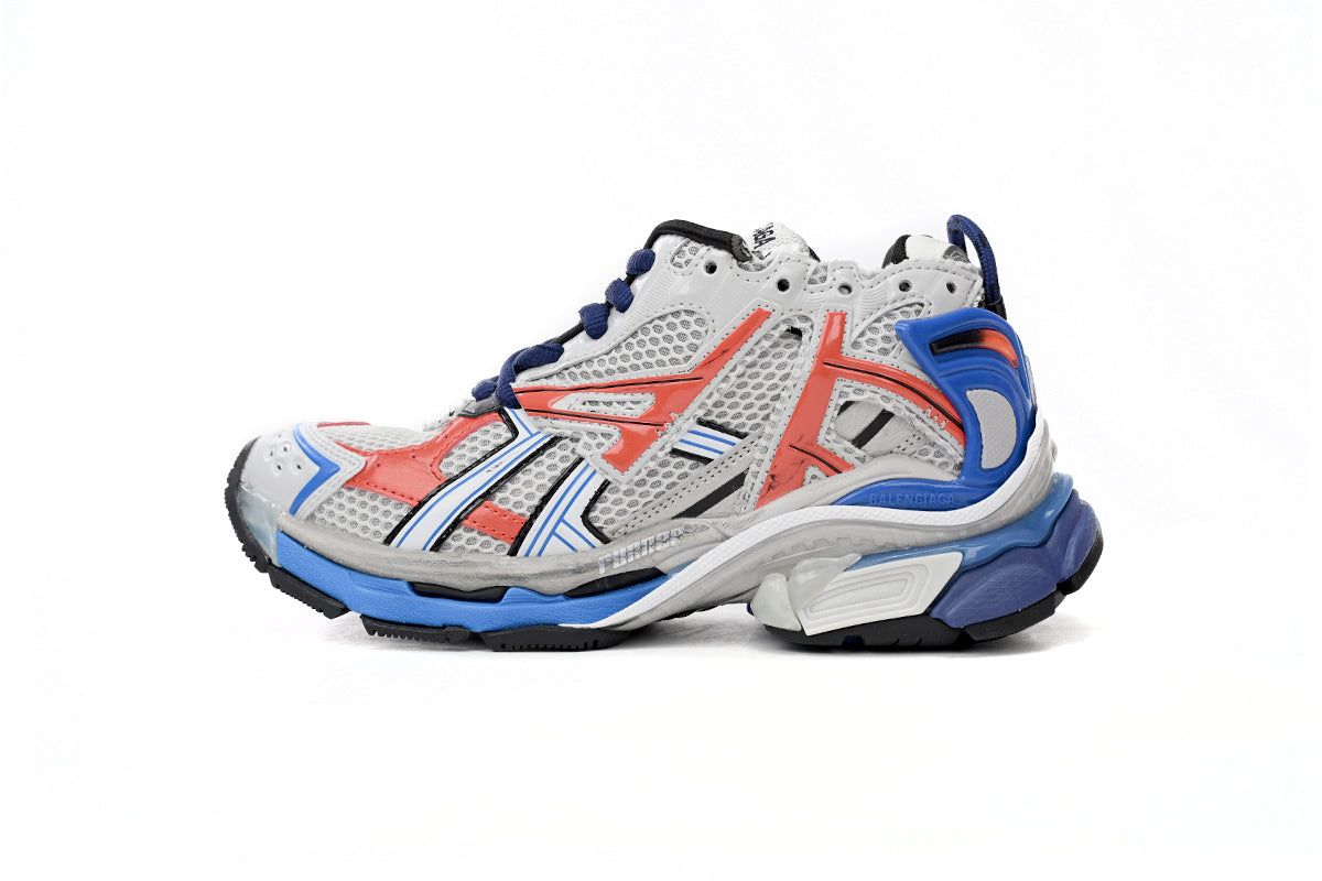 Balenciaga Runner Portocaliu Albastru - prezentare produs