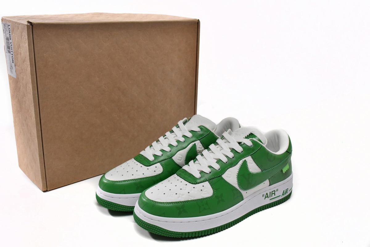 LV X Nike Air Force Verde - prezentare produs
