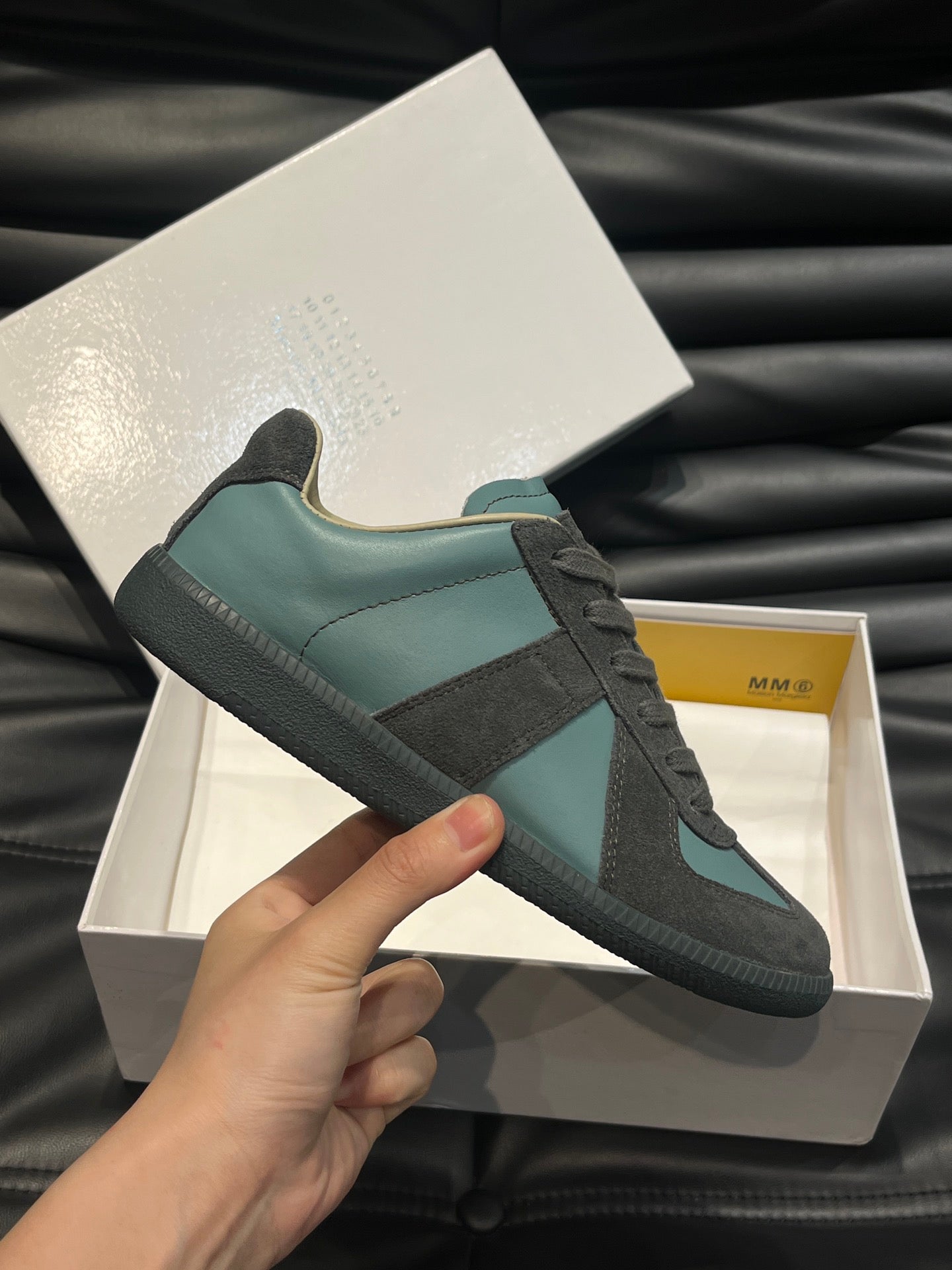 Maison Margiela Trainers Turquoise - prezentare produs