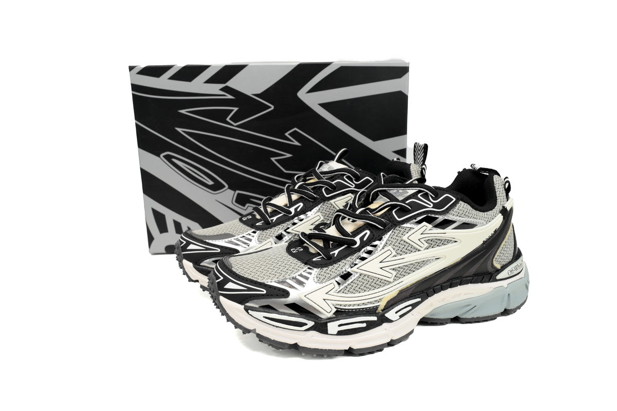 Off-White Off-White Be Right Back Negru Alb Pantofi sport - prezentare produs