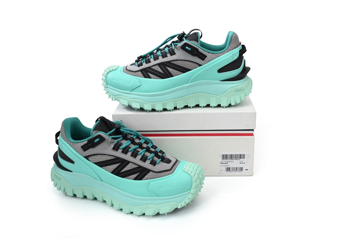 Moncler Tailgrip Turquoise Gri Pantofi sport - prezentare produs
