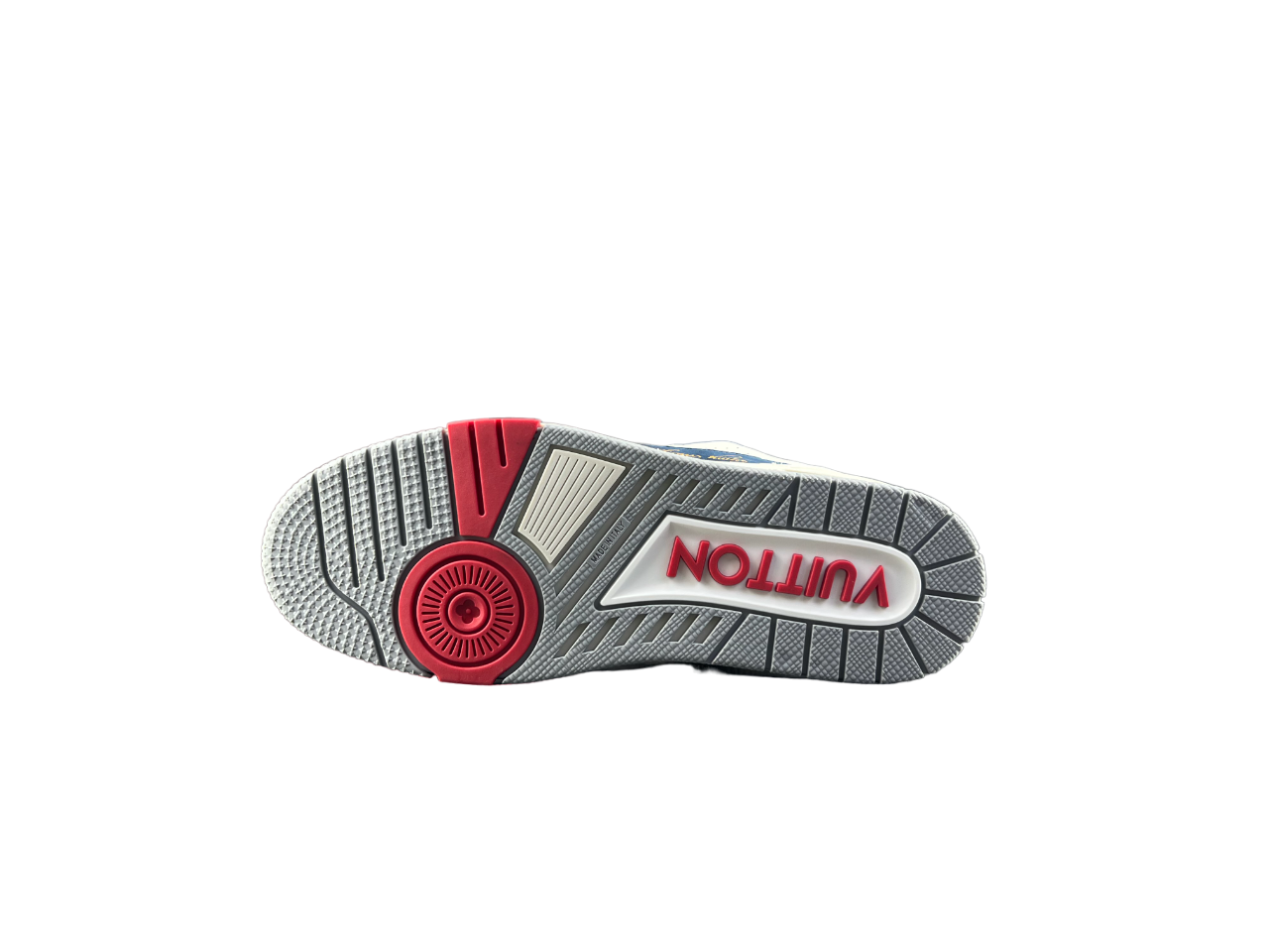 Louis Vuitton LV Trainers Alb Albastru - prezentare produs