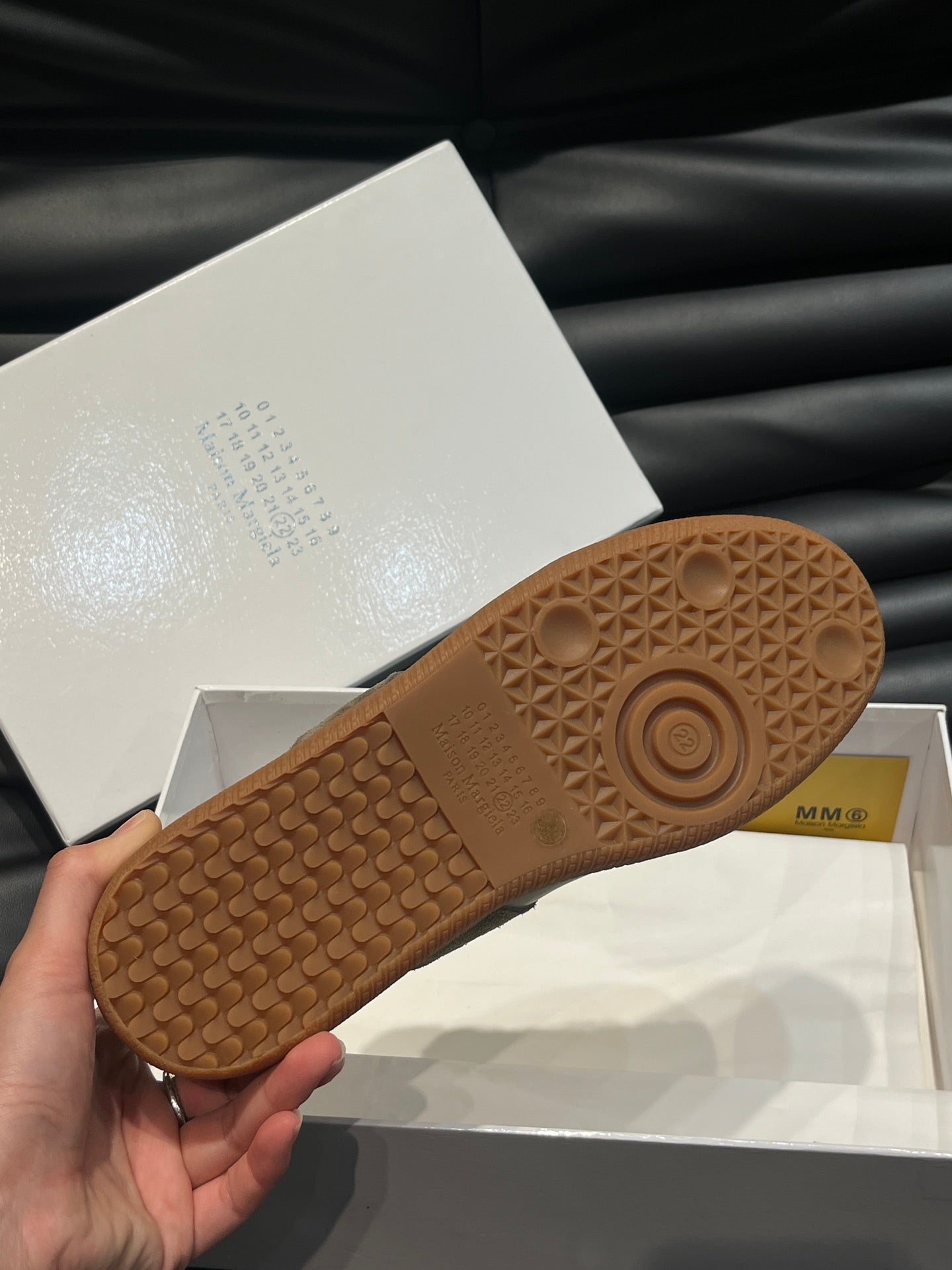 Maison Margiela Pantofi sport Alb - prezentare produs