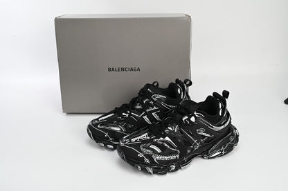 Balenciaga Track Negru Alb Paiting - prezentare produs
