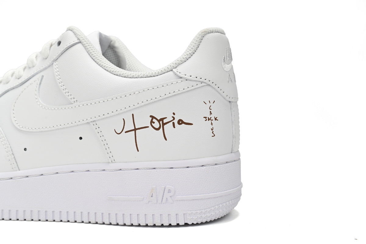 Nike Air Force Triple Alb Utopia Travis Scott Clothing - prezentare produs