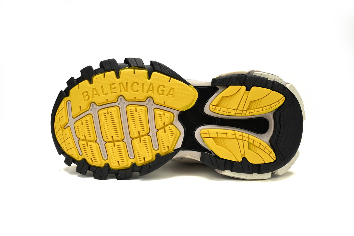 Balenciaga Track Alb Gri Galben - prezentare produs