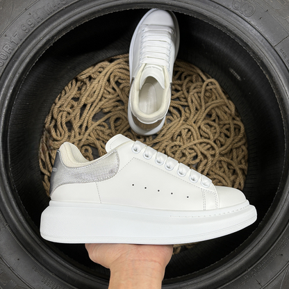 Alexander McQueen Alb Argintiu - prezentare produs