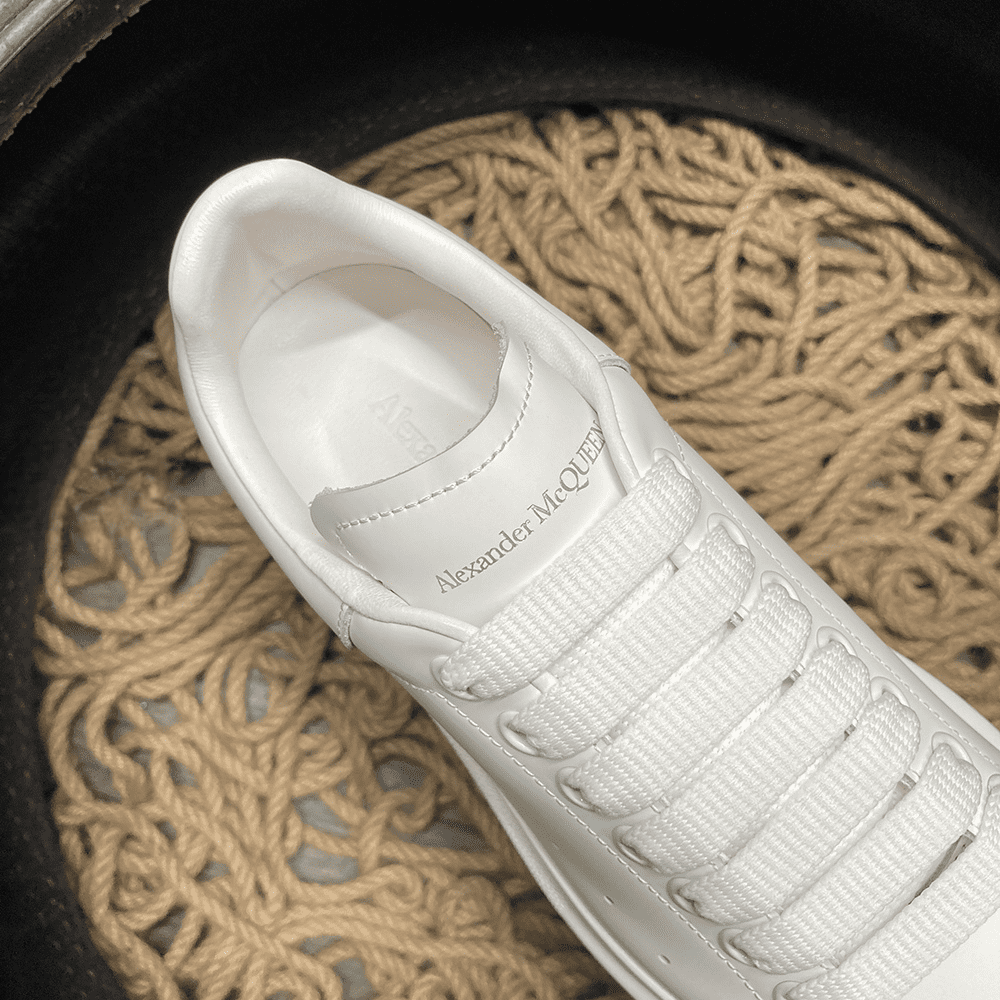 Alexander McQueen Alb Portocaliu Spray Pantofi sport - prezentare produs