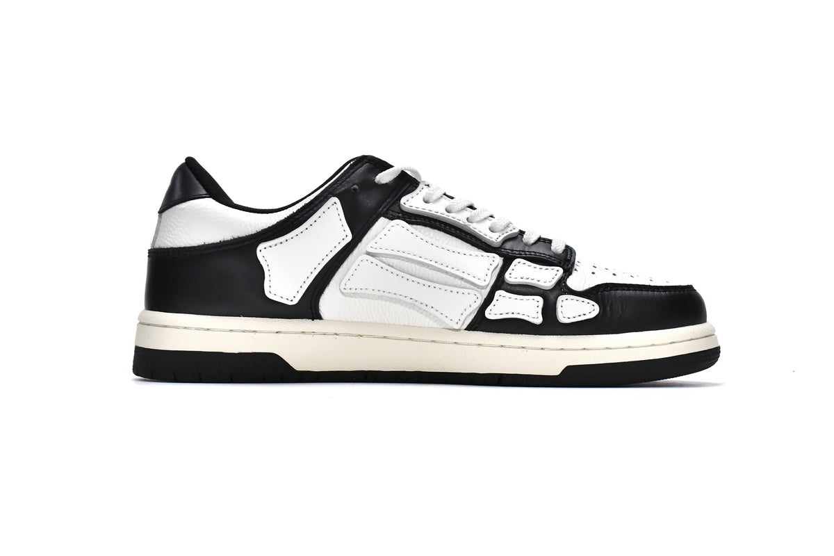 Amiri Skeleton Low Negru Alb - prezentare produs