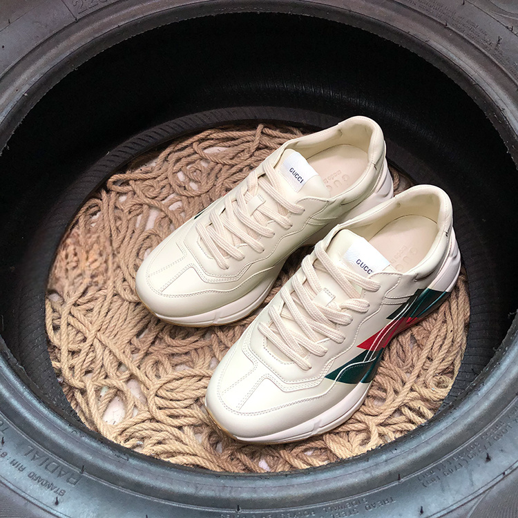Gucci Rython Alb 3 Stripes - prezentare produs
