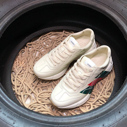 Gucci Rython Alb 3 Stripes - prezentare produs