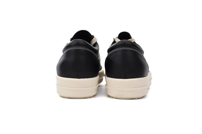 Rick Owens Gri Negru And Alb Piele Pantofi sport - prezentare produs