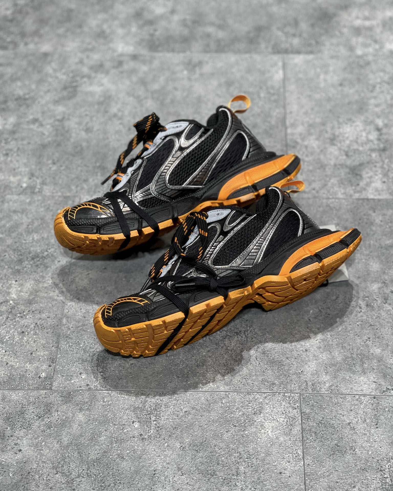 Balenciaga 3XL Portocaliu Negru Pantofi sport - prezentare produs