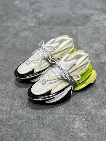 Balmain Unicorn Alb Verde Pantofi sport - prezentare produs