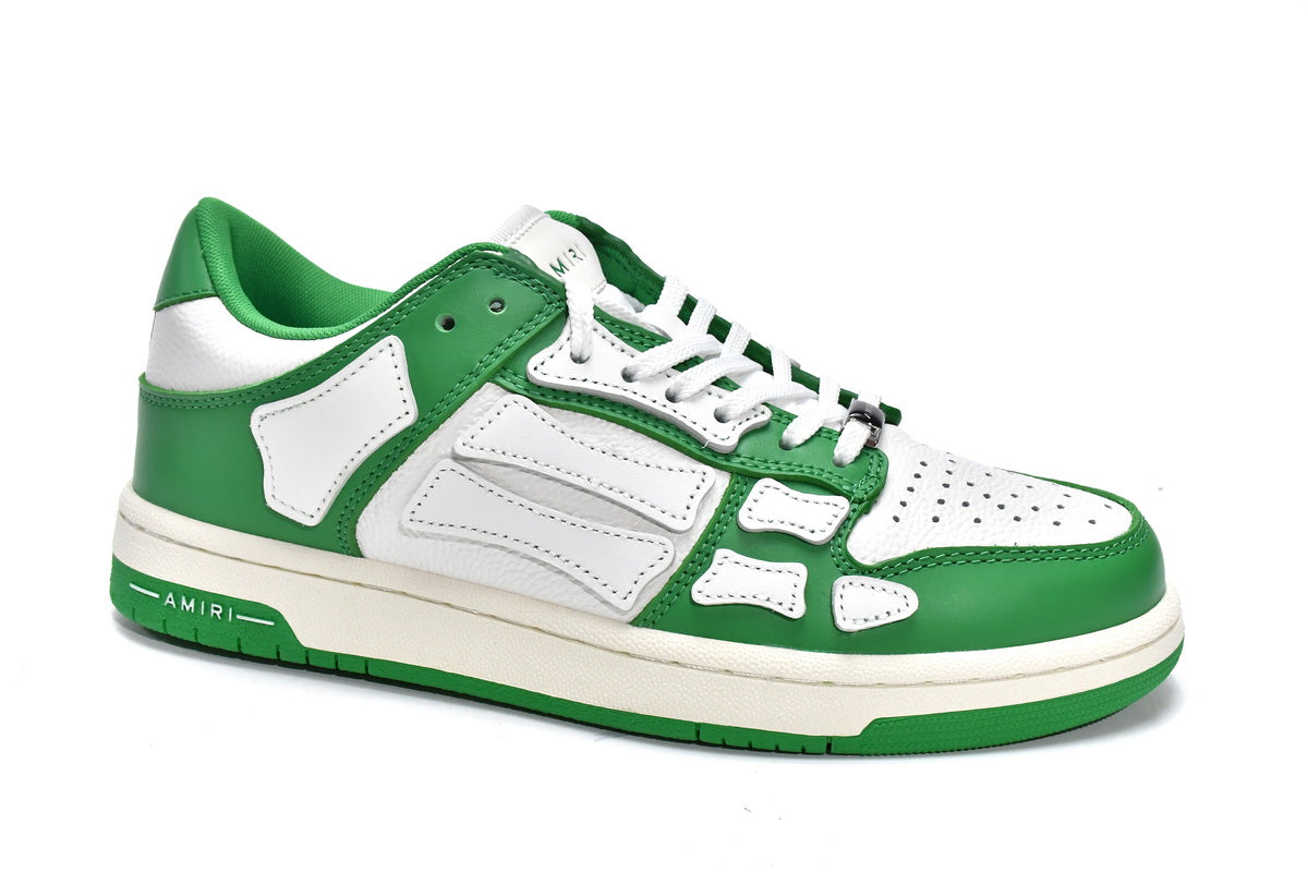 Amiri Skeleton Low Alb Verde - prezentare produs