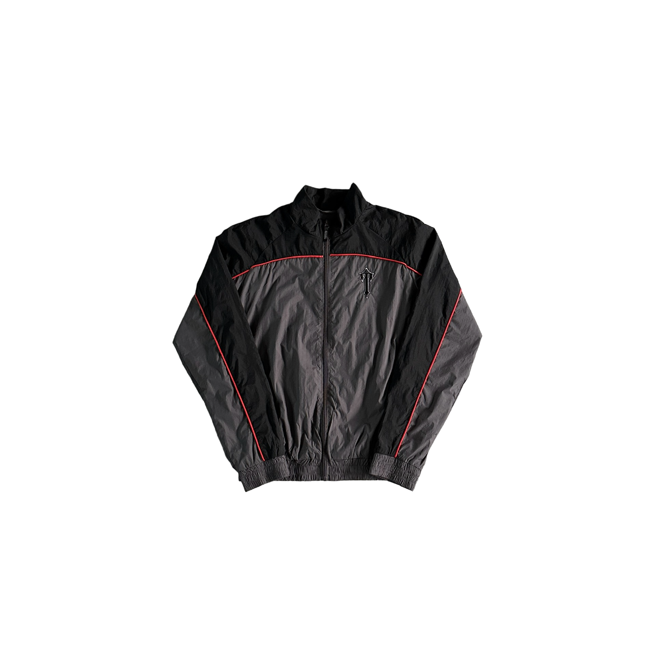 Trapstar Irongate Shellsuit Negru Roșu Trening - prezentare produs