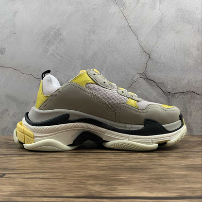 Balenciaga Triple S Galben Negru - prezentare produs