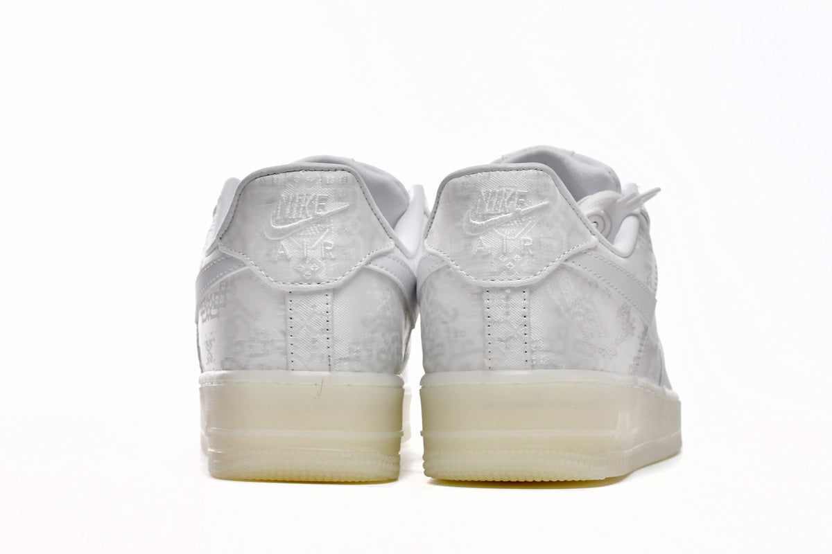 Clot X Nike Air Force Premium Alb Silk - prezentare produs