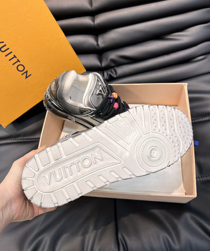 Louis Vuitton LV Pantofi sport Maxi Negru Faded - prezentare produs