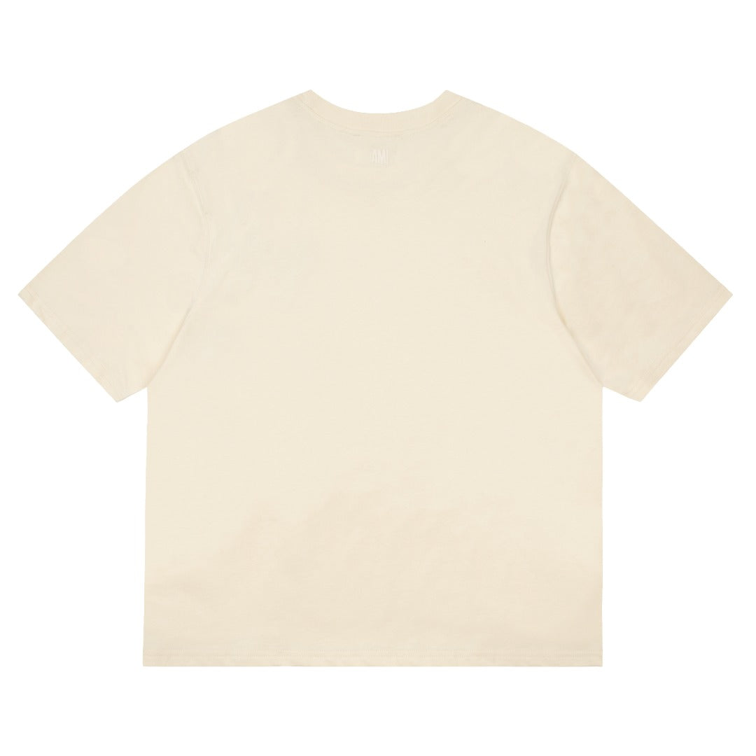 Ami Paris T Cămașă Crem - prezentare produs