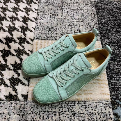 Christian Louboutin Sea Verde Diamonds Low - prezentare produs
