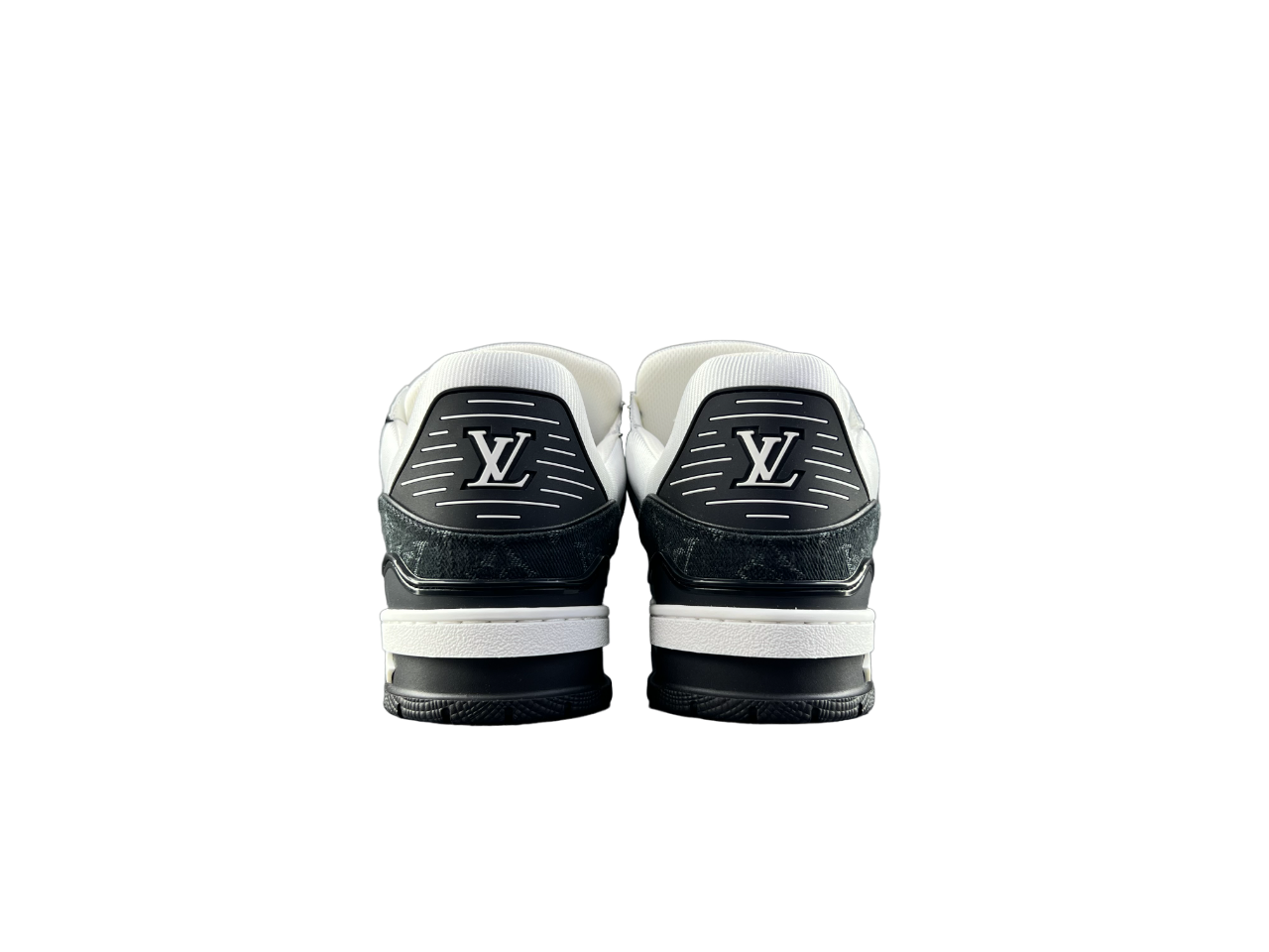 Louis Vuitton LV Trainers Negru Alb - prezentare produs