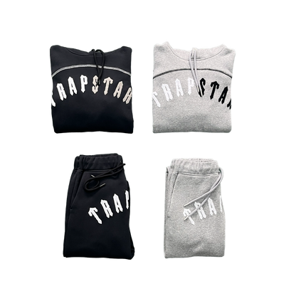 Trapstar Split Arch Trening Negru Gri - prezentare produs