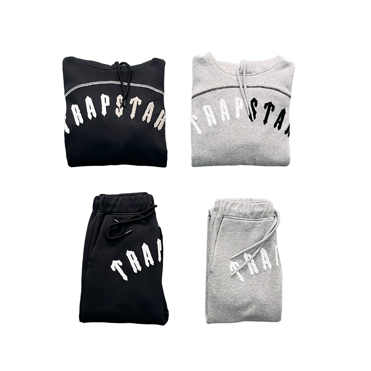 Trapstar Split Arch Trening Negru Gri - prezentare produs