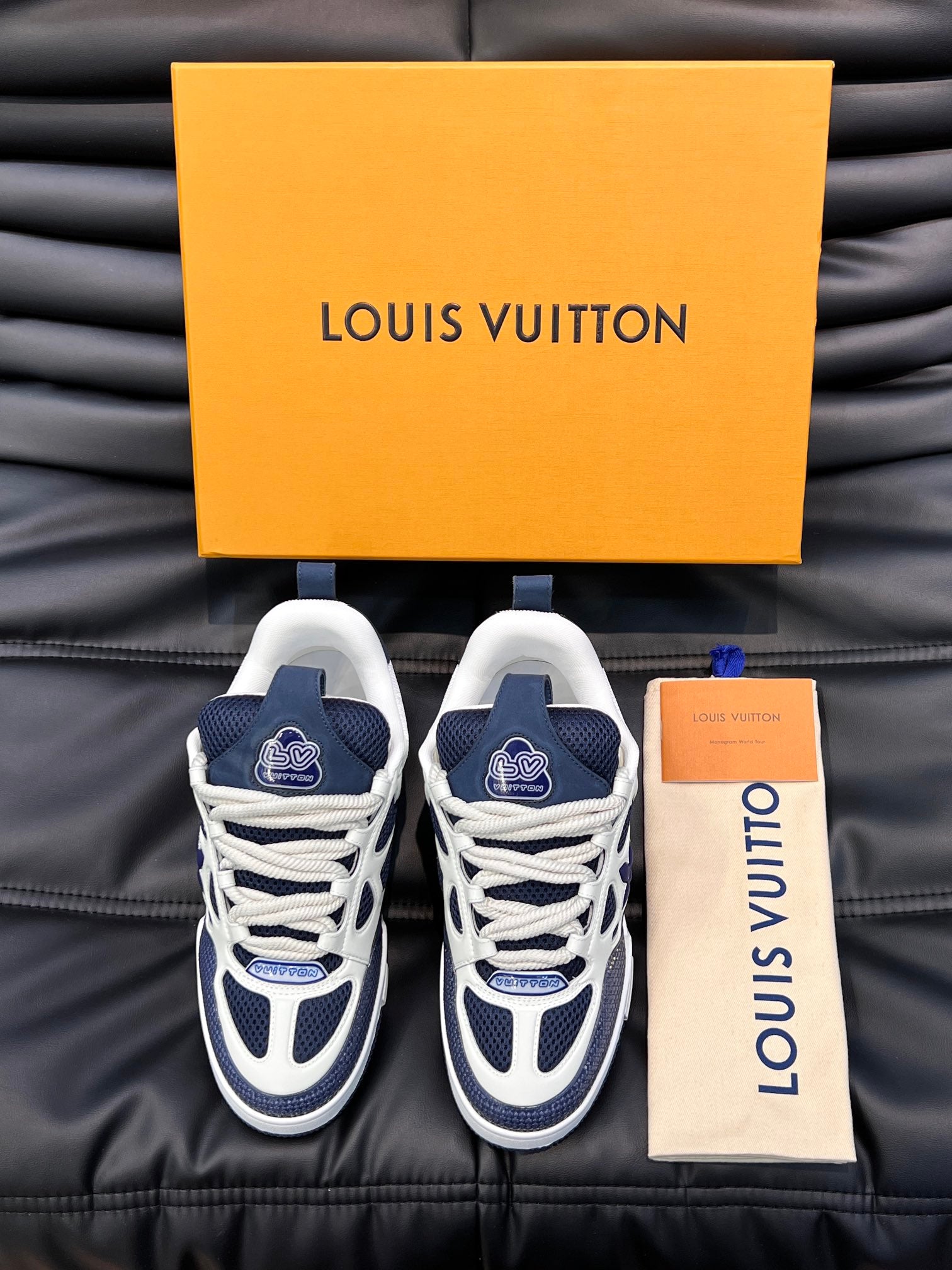 Louis Vuitton LV Skate Albastru Alb Pantofi sport - prezentare produs
